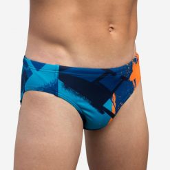 Slipki do waterpolo męskie Watko Street. Brązowe kąpielówki męskie Decathlon, m, bez wzorów, z elastanu, na fitness i siłownię. Za 39.99 zł.