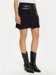 Liu Jo Spódnica mini WF4227 MA05P Czarny Regular Fit. Czarne spódniczki damskie Liu Jo, xl, bez wzorów, z syntetyku, mini. Za 579.99 zł.