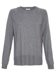 MOSS COPENHAGEN Sweter "Neila Rachelle" w kolorze szarym rozmiar: XS/S. Szare swetry klasyczne damskie MOSS COPENHAGEN, s, z wiskozy, bez kołnierzyka. Za 74.63 zł.