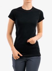 Koszulka termoaktywna damska Sensor Merino DF Tee SS. Czarne bielizna termoaktywna damska Sensor, m, bez wzorów, z materiału. Za 258.49 zł.