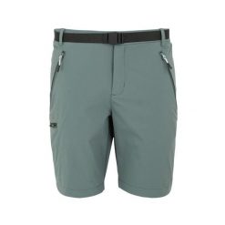 Spodenki turystyczne Regatta Xert III. Czarne szorty męskie Regatta, bez kołnierzyka. W wyprzedaży za 263.00 zł.