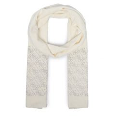 Szalik Guess. Białe szaliki i kominy damskie Guess, z aplikacjami. Za 294.99 zł.