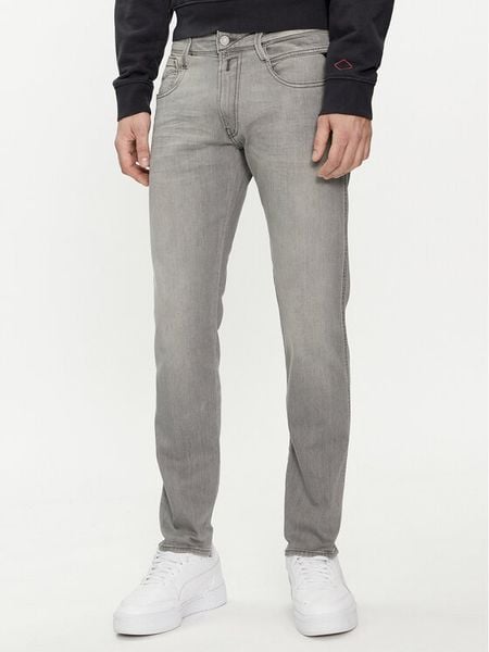 Replay Jeansy M914Y.000.51A 626 Szary Slim Fit. Szare jeansy męskie Replay. Za 419.99 zł.