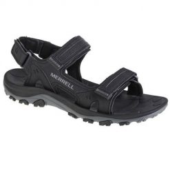 Buty do chodzenia męskie Merrell Huntington Sport Convert. Czarne buty trekkingowe męskie MERRELL, z gumy, bez zapięcia, trekkingowe. Za 434.00 zł.