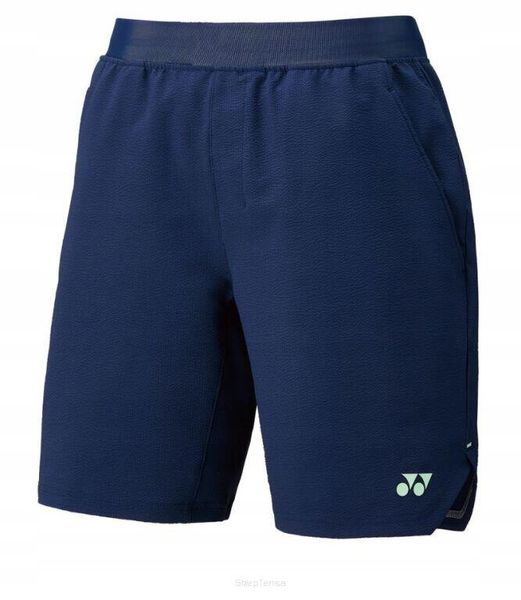 Spodenki tenisowe Yonex RG Shorts. Niebieskie szorty damskie YONEX, bez wzorów, z materiału. Za 439.99 zł.