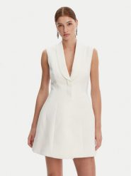 BARDOT Sukienka koktajlowa 59724DB Écru Regular Fit. Sukienki damskie BARDOT, bez wzorów, z syntetyku, wizytowe, bez kołnierzyka, bez ramiączek. Za 499.99 zł.