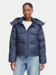 Calvin Klein Jeans Kurtka puchowa Essential LV047H500G Granatowy Relaxed Fit. Niebieskie kurtki damskie Calvin Klein Jeans, s, bez wzorów, z jeansu, bez kaptura. Za 949.99 zł.