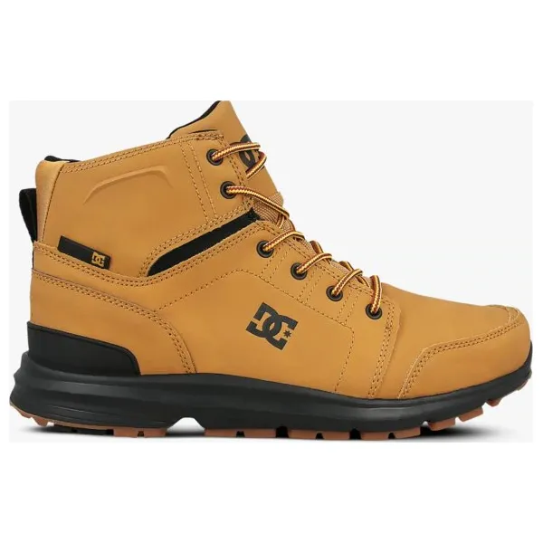 Dc Torstein. buty męskie, brązowy, rozmiar 41. Brązowe buty trekkingowe męskie DC, na zimę, z gumy, bez zapięcia, outdoorowe. W wyprzedaży za 254.99 zł.