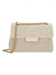 Charm Torebka w kolorze beżowym - 22 x 14 x 8 cm rozmiar: onesize. Brązowe torebki klasyczne damskie Charm, bez wzorów, z materiału, bez dodatków. Za 227.31 zł.