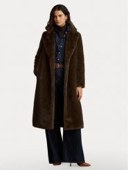 LAUREN RALPH LAUREN Futro 297P23467001 Brązowy ciemny Regular Fit. Brązowe futra damskie Lauren Ralph Lauren, xl. Za 1,999.00 zł.