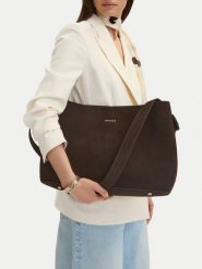 GINO ROSSI Torebka EO-LARA-513-518-2 Brązowy. Brązowe torebki klasyczne damskie Gino Rossi, bez wzorów, ze skóry, bez dodatków. Za 429.99 zł.