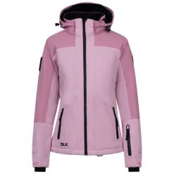 Dlx Erica - Damska kurtka narciarska Dlx Goździk. Czerwone kurtki damskie DLX, bez wzorów, z puchu, bez kaptura. Za 919.99 zł.