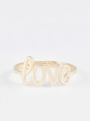 OR ÉCLAT Złoty pierścionek "Love" rozmiar: 56. Żółte pierścionki damskie Or Éclat, złote. Za 956.99 zł.