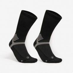 Skarpety turystyczne Quechua Hike 500 długie x 2 pary. Skarpetki męskie QUECHUA, bez wzorów, z elastanu. Za 79.99 zł.