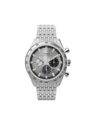 Timex Zegarek Waterbury TW2Y18700 Srebrny. Szare zegarki męskie Timex, srebrne. Za 909.99 zł.