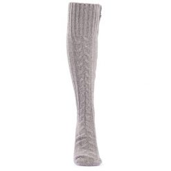 Podkolanówki Unisex Dla Dorosłych Temperley. Szare skarpetki damskie Trespass, bez wzorów, z dzianiny. Za 37.99 zł.