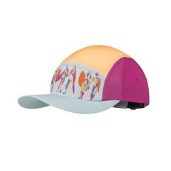 Czapka z daszkiem BUFF 5 Panel Go. Czerwone czapki męskie Buff, na lato, bez wzorów, z elastanu. Za 159.99 zł.