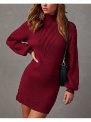 Milan Kiss Sukienka dzianinowa w kolorze czerwonym rozmiar: L. Czerwone sukienki damskie Milan Kiss, na co dzień, l, bez wzorów, z dzianiny, bez kołnierzyka, bez ramiączek, mini, proste. Za 165.99 zł.