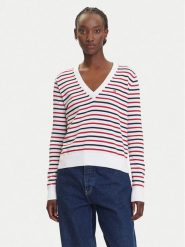 Tommy Jeans Sweter Essential DW0DW19888 Kolorowy Regular Fit. Swetry klasyczne damskie Tommy Jeans, s, z bawełny, bez kołnierzyka. Za 279.99 zł.