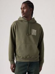 Levi's Bluza w kolorze khaki rozmiar: XL. Brązowe bluzy z kapturem męskie Levi's, s, z bawełny. Za 137.42 zł.
