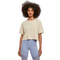 Koszulka damska Urban Classics Oversized GT. Brązowe bluzki damskie Urban Classics, bez wzorów, bez kołnierzyka. Za 90.00 zł.