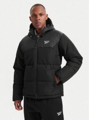 Reebok Kurtka zimowa RCC00084 Czarny Regular Fit. Czarne kurtki męskie Reebok, na zimę, m, bez wzorów, z syntetyku, bez kaptura. Za 399.99 zł.