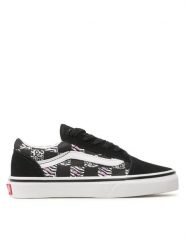 Vans Tenisówki Old Skool VN0A7Q5FBMA1 Czarny. Czarne buty sportowe dziewczęce Vans, bez wzorów, z materiału, bez zapięcia. Za 169.99 zł.