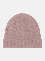 Just Cashmere Kaszmirowa czapka "Cleo" w kolorze beżowym rozmiar: onesize. Brązowe czapki zimowe damskie Just Cashmere, z kaszmiru. Za 189.95 zł.