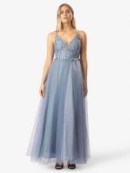 APART Sukienka w kolorze błękitnym rozmiar: 38. Niebieskie sukienki damskie Apart, bez wzorów, z koronki, bez kołnierzyka, bez ramiączek, maxi. Za 260.99 zł.