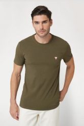 GUESS Zielony t-shirt męski Core Tee Str, Rozmiar XXL. Zielone t-shirty męskie Guess, l, z aplikacjami, bez kołnierzyka. W wyprzedaży za 90.99 zł.