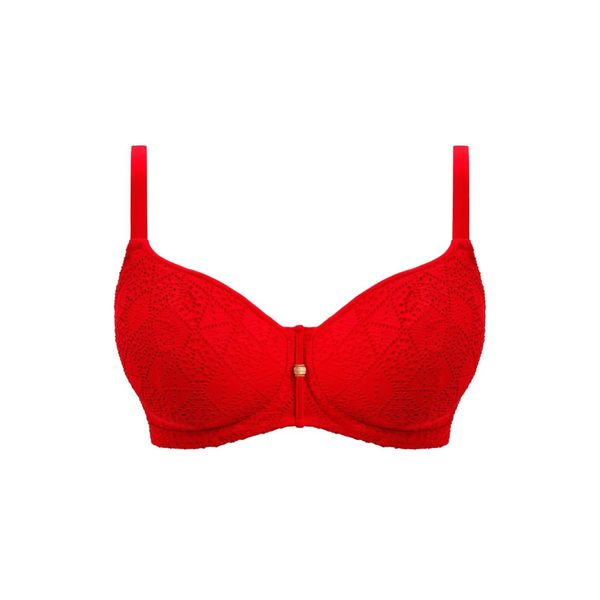 Kostium kąpielowy damski w serduszkowy dekolt z podszewką Freya Nomad Nights. Czerwone bikini damskie FREYA, bez wzorów. Za 253.00 zł.