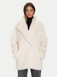 Eleh Futro Bianco Panna EFW250385 Écru Regular Fit. Futra damskie Eleh. Za 749.99 zł.