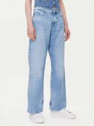 Mustang Jeansy Madison 1016211 Błękitny Wide Fit. Niebieskie jeansy damskie Mustang. Za 259.99 zł.