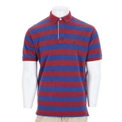 Second life - T-shirt męski Polo Ralph Lauren - Stan bardzo dobry. Czerwone koszulki polo męskie Ralph Lauren, l, bez wzorów, z materiału, bez ramiączek. Za 127.76 zł.