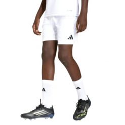 Spodenki sportowe piłkarskie Adidas Entrada 26. Białe spodenki sportowe damskie Adidas, do piłki nożnej. Za 49.99 zł.