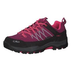 Buty juniorskie CMP Rigel Low Wp. Czerwone buty trekkingowe męskie CMP, bez zapięcia, trekkingowe. Za 229.99 zł.
