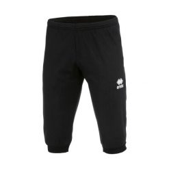 Spodnie 3/4 Errea Joker. Czarne spodnie materiałowe męskie ERREA, bez wzorów, z bawełny, sportowe. Za 169.00 zł.