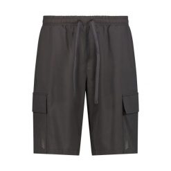 Szorty CMP Alberto. Czarne szorty męskie CMP, bez kołnierzyka. Za 239.00 zł.