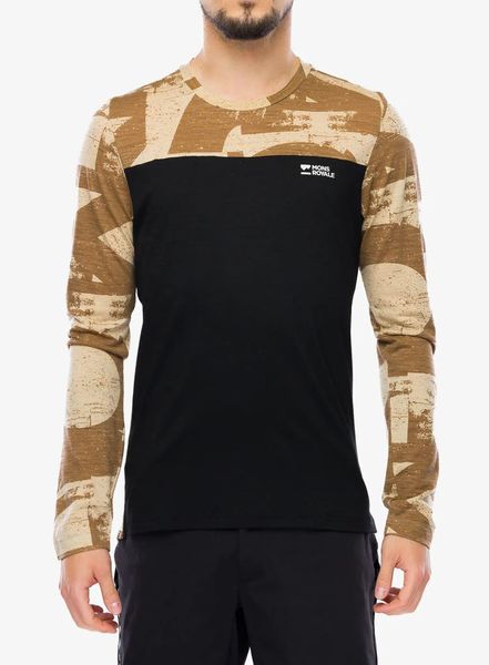 Bluza rowerowa Mons Royale Diversion Merino Bike Jersey Long Sleeve. Brązowe bluzy bez kaptura męskie Mons Royale, bez wzorów, z jersey, klasyczne, bez kołnierzyka, bez ramiączek. Za 555.49 zł.
