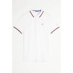 Koszulka polo męska TBS Yvanepol. Białe koszulki polo męskie Tbs, m, bez wzorów, bez ramiączek. Za 299.00 zł.