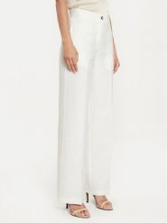 ViCOLO Spodnie materiałowe TB0049 Écru Regular Fit. Spodnie materiałowe damskie ViCOLO, bez wzorów, z materiału. Za 179.99 zł.