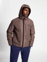 Kurtka Hummel Lgc Henry Padded. Brązowe kurtki męskie HUMMEL, m, z aplikacjami, z materiału, bez kaptura. Za 298.50 zł.