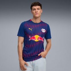 Koszulka piłkarska Puma RB Lipsk 25/26 oficjalna wyjazdowa. Bluzki damskie Puma, xl, bez wzorów, z materiału, bez kołnierzyka. Za 459.99 zł.