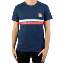 Koszulka T-Shirt Ellesse Heritage Mężczyzna EH H PASKI. Niebieskie t-shirty męskie Ellesse, m, bez wzorów, z bawełny, bez kołnierzyka. W wyprzedaży za 100.70 zł.