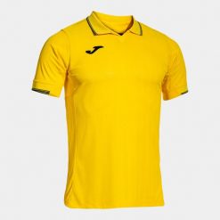 Koszulka piłkarska męska Joma Fit One SS. Niebieskie t-shirty sportowe męskie Joma, m, bez ramiączek, do piłki nożnej. Za 89.99 zł.