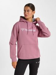 Bluza damska z kapturem Hummel Mover. Fioletowe bluzy z kapturem damskie HUMMEL, l, z bawełny. Za 148.50 zł.
