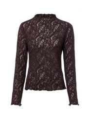 S.Oliver BLACK LABEL koszulka z długim rękawem z koronką Kobiety Sztuczne włókno biały, 36. Białe t-shirty damskie s.Oliver Black Label, s, bez wzorów, z koronki, bez kołnierzyka. Za 269.95 zł.