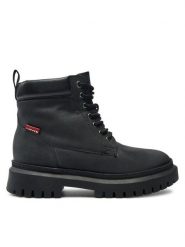 Levi's® Trapery Lennox 235878-794 Czarny. Czarne trapery damskie ze skóry, bez obcasa. Za 339.99 zł.