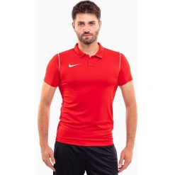 Koszulka sportowa męska Nike M Dry Park 20 Polo. Czerwone koszulki polo męskie Nike, m, bez wzorów, bez ramiączek. Za 95.31 zł.