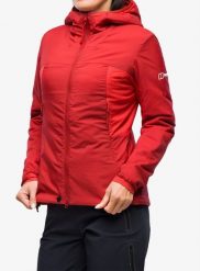 Kurtka ocieplana damska Berghaus MTN Seeker MW Synthetic Hoody. Czerwone kurtki damskie Berghaus, na zimę, m, bez wzorów, z materiału, bez kaptura. Za 615.99 zł.